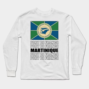 Flag of Martinique Long Sleeve T-Shirt